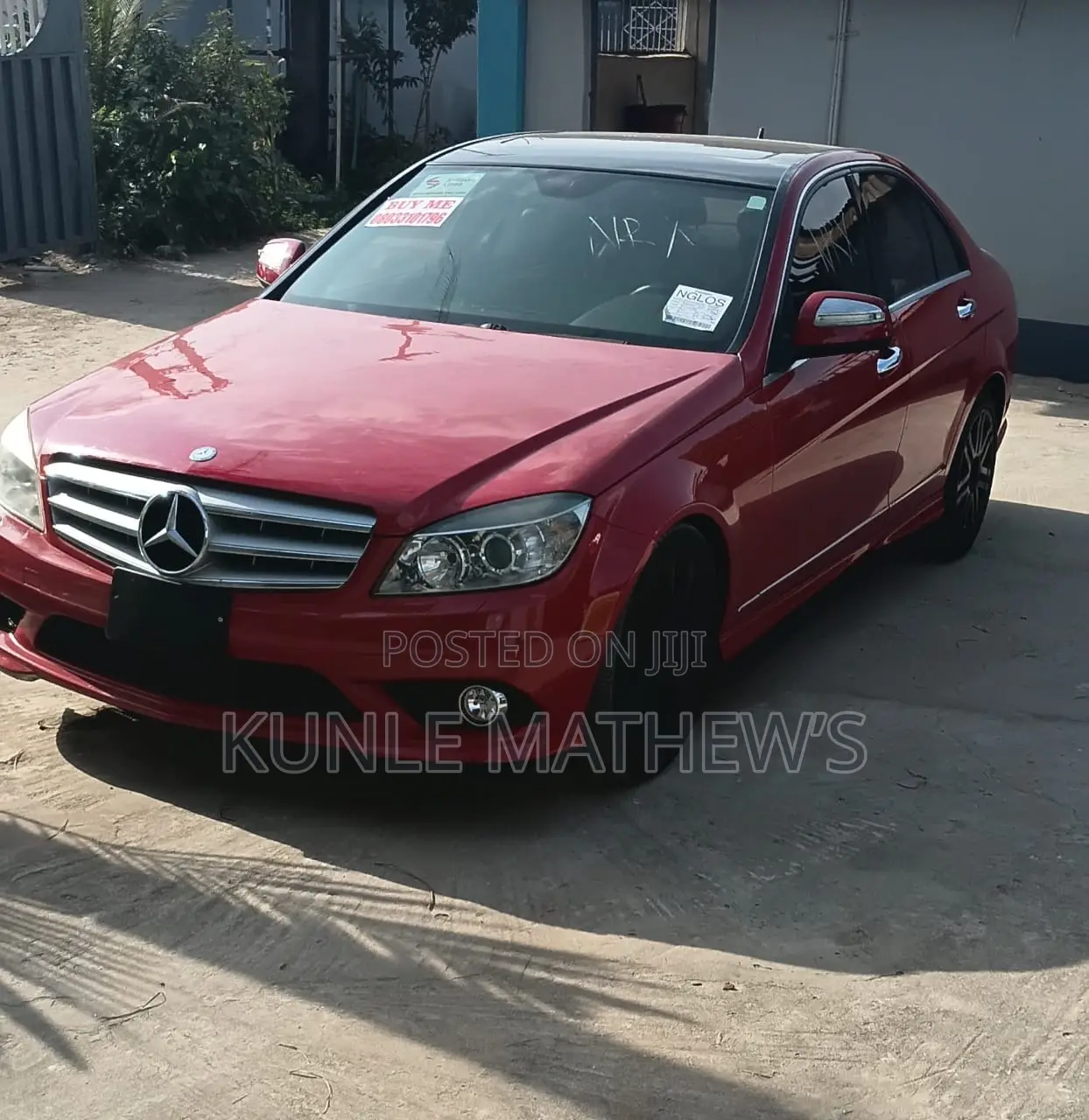 Mercedes-Benz C300 2009 Red