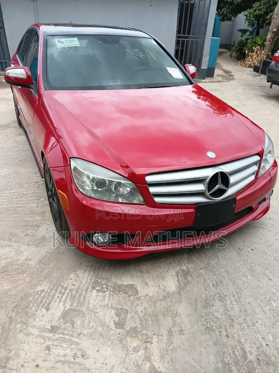 Mercedes-Benz C300 2009 Red
