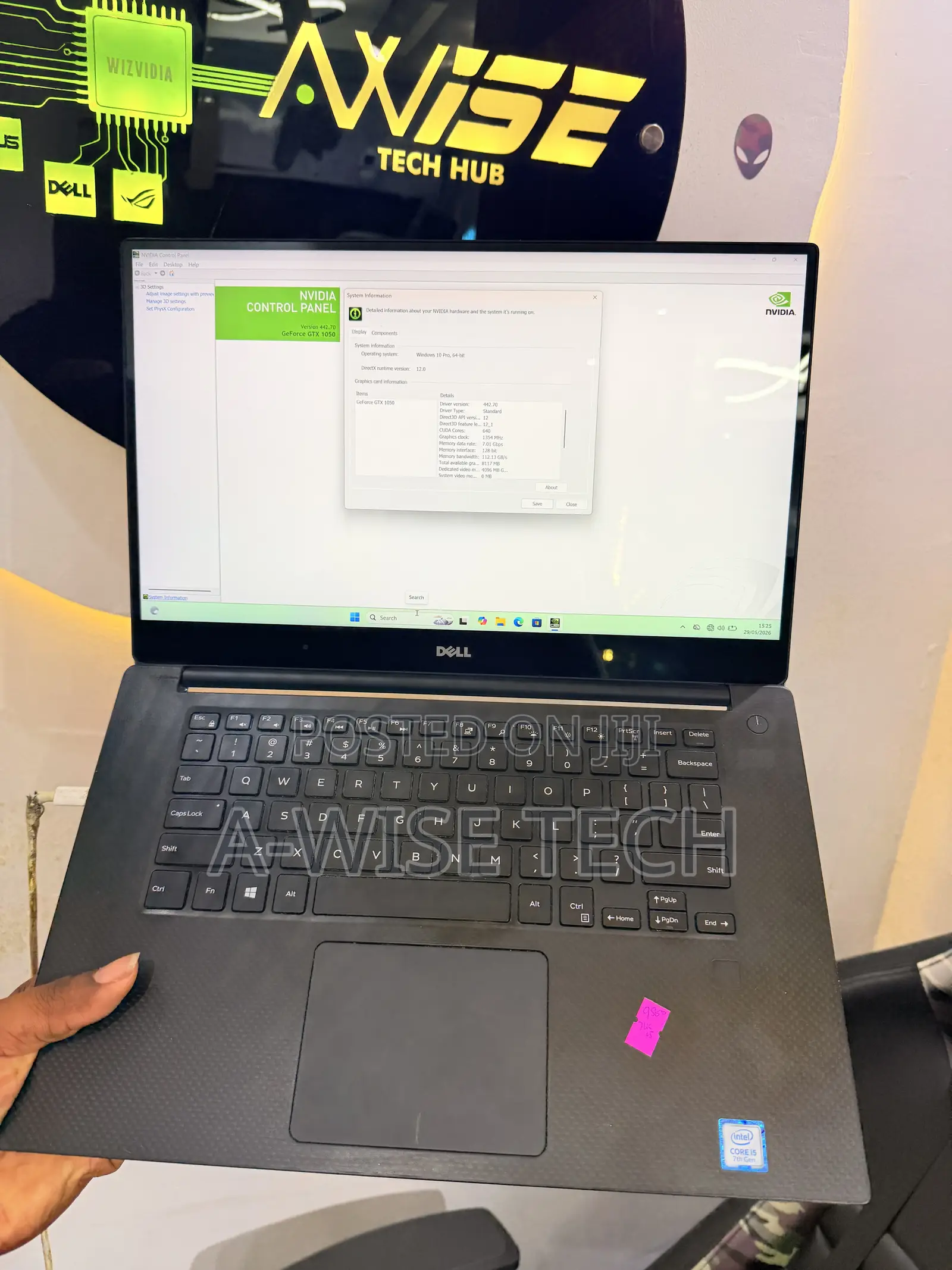 Laptop Dell XPS 15 (9560) 16GB Intel Core i5 SSD 256GB