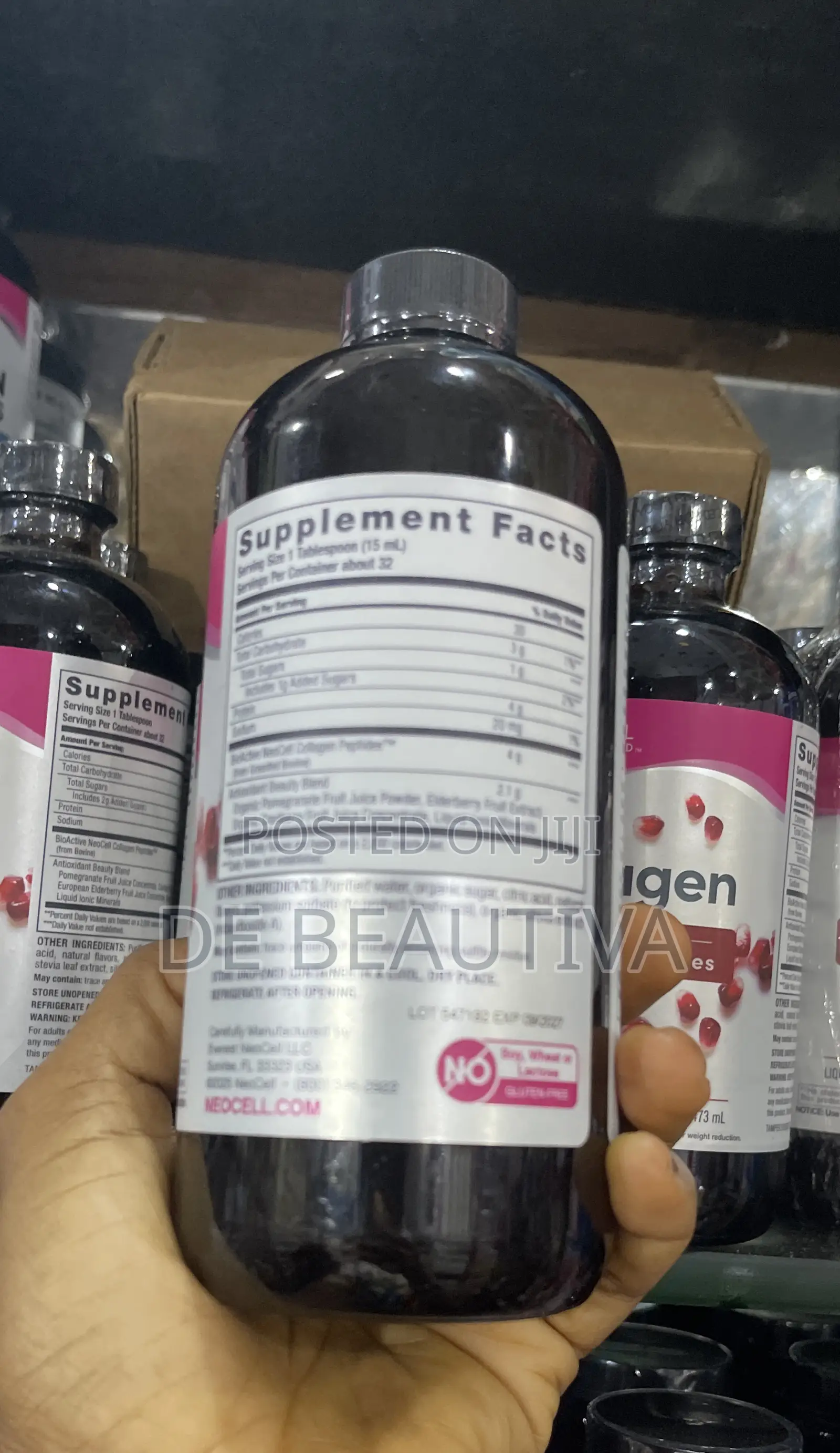 Neocell Collagen Liquid, Pomegranate, 16 Fl Oz (473 Ml)