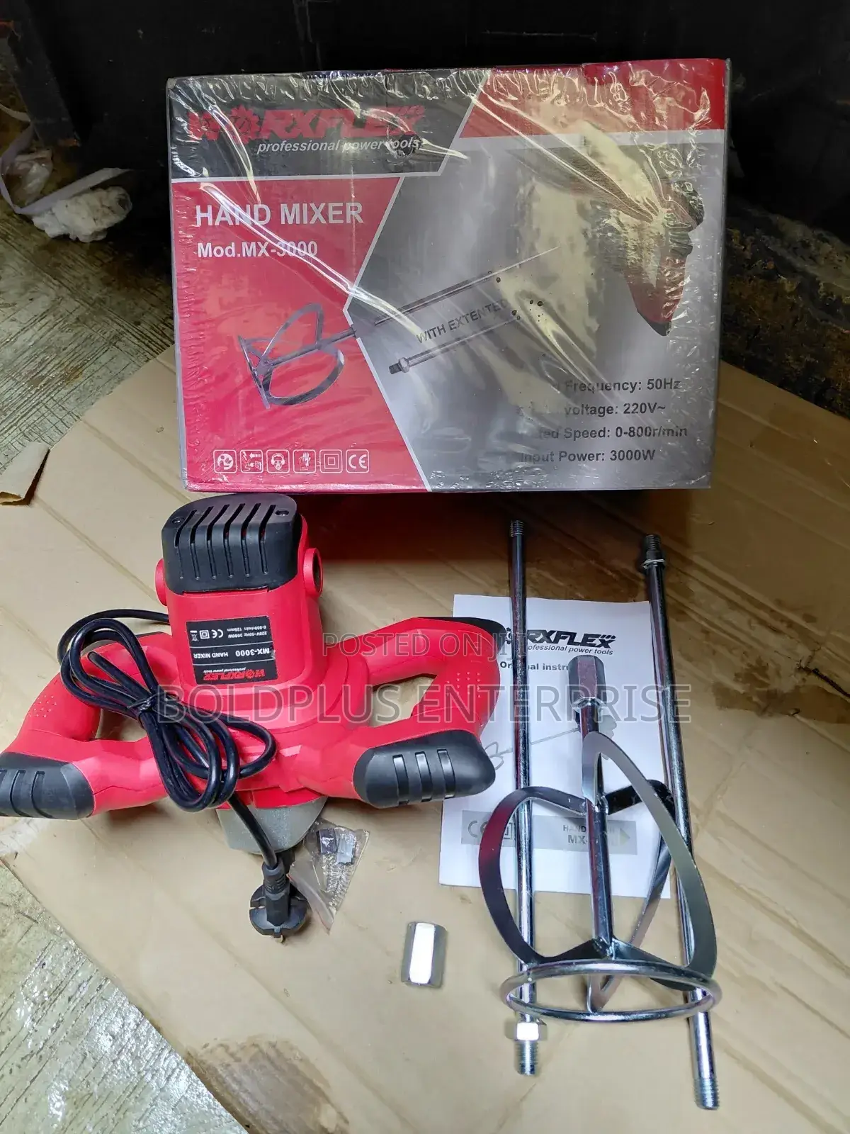 3000 Watts Worxflex Heavy Duty Mixer Machine