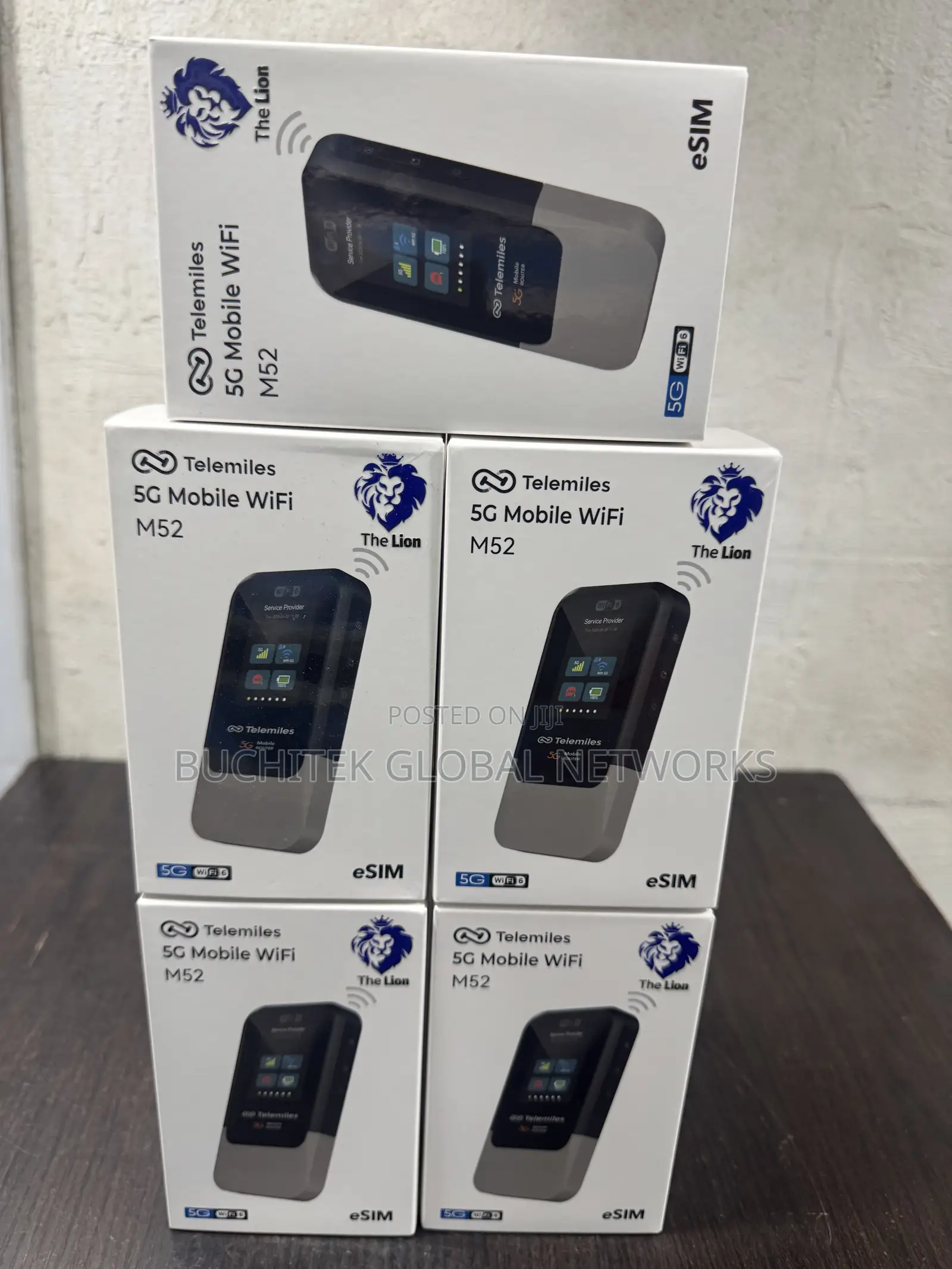 Telemiles M52 Wi-Fi 6 5g Pocket Mobile Mifi Physical Sim and Esim