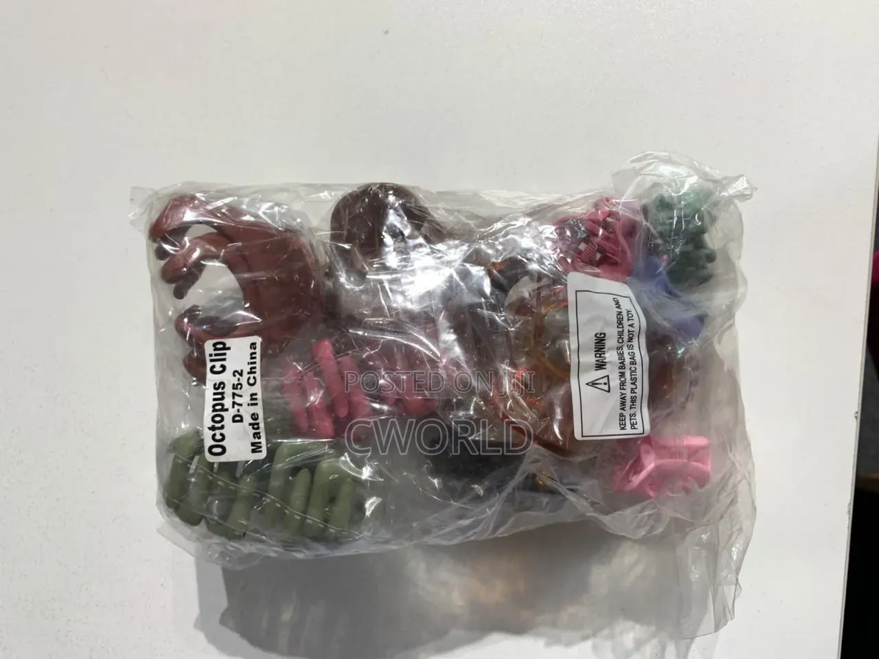 Octopus Hair Claw Clips - Assorted Colors - Multi Pack