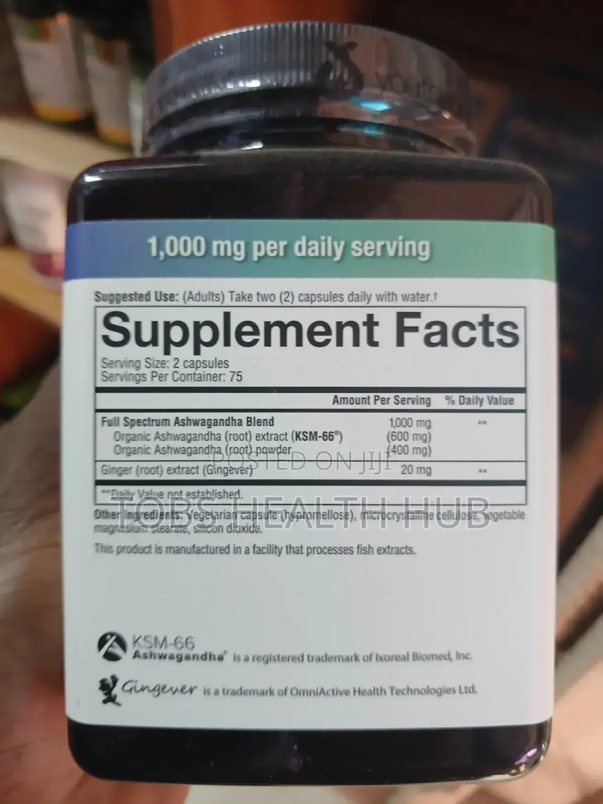 Youtheory Ashwagandha Supports a Healthy Response to Stress Fatigue