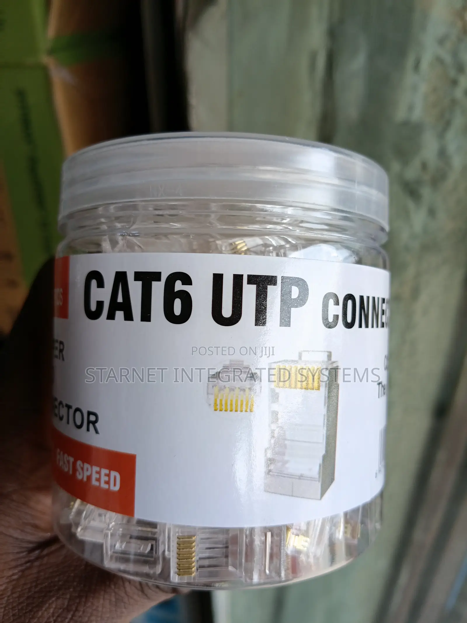 Rj45 Cat 6 Connectors Pack of 100pcs
