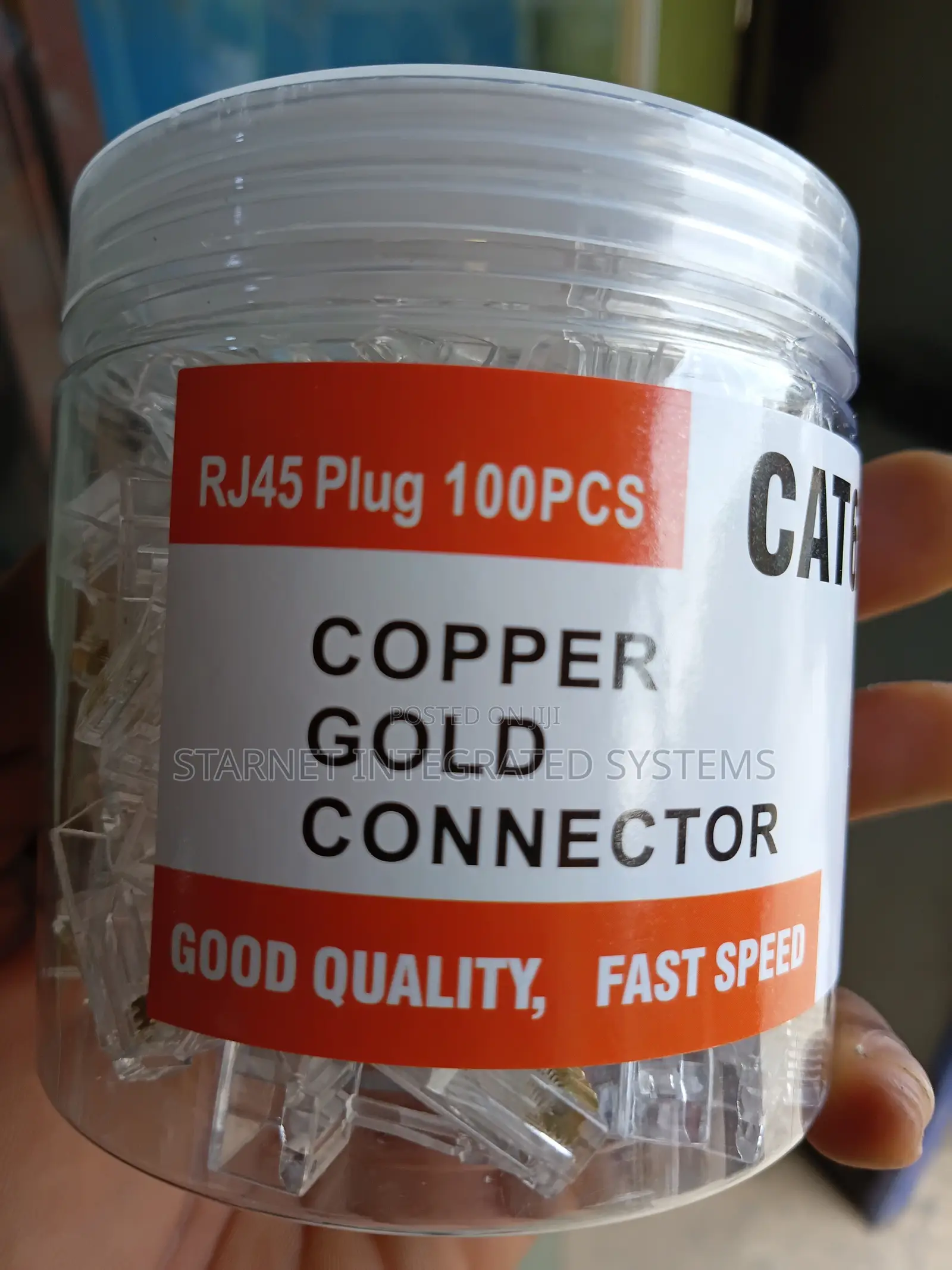 Rj45 Cat 6 Connectors Pack of 100pcs