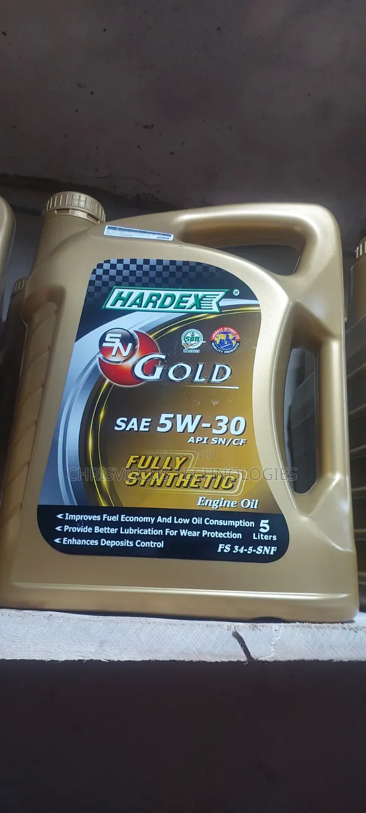 5l Hardex Gold Sae 5w-30