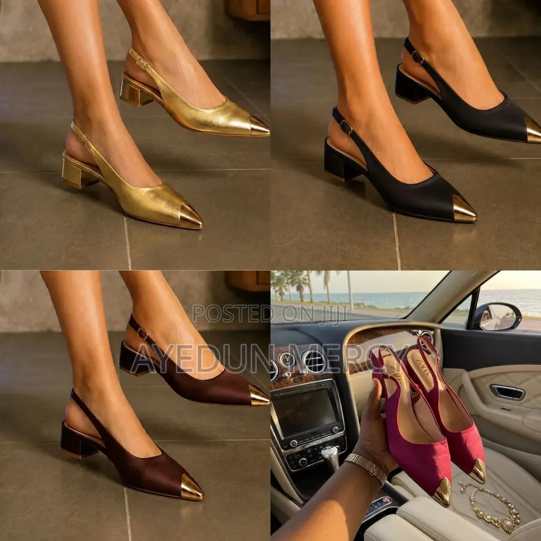 Ladie Half Samdal With Gold