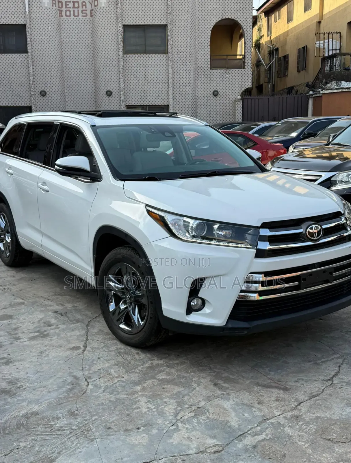 Toyota Highlander Limited 4x2 V6 (3.5L 6cyl 8A) 2017 White