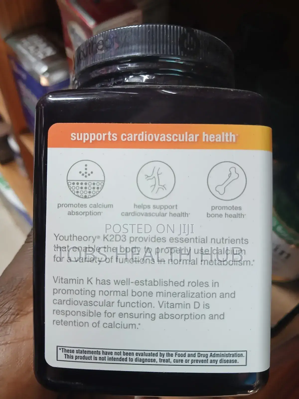 Youtheory K2d3 Essential Daily Vitamins Bone Heart Health Support .