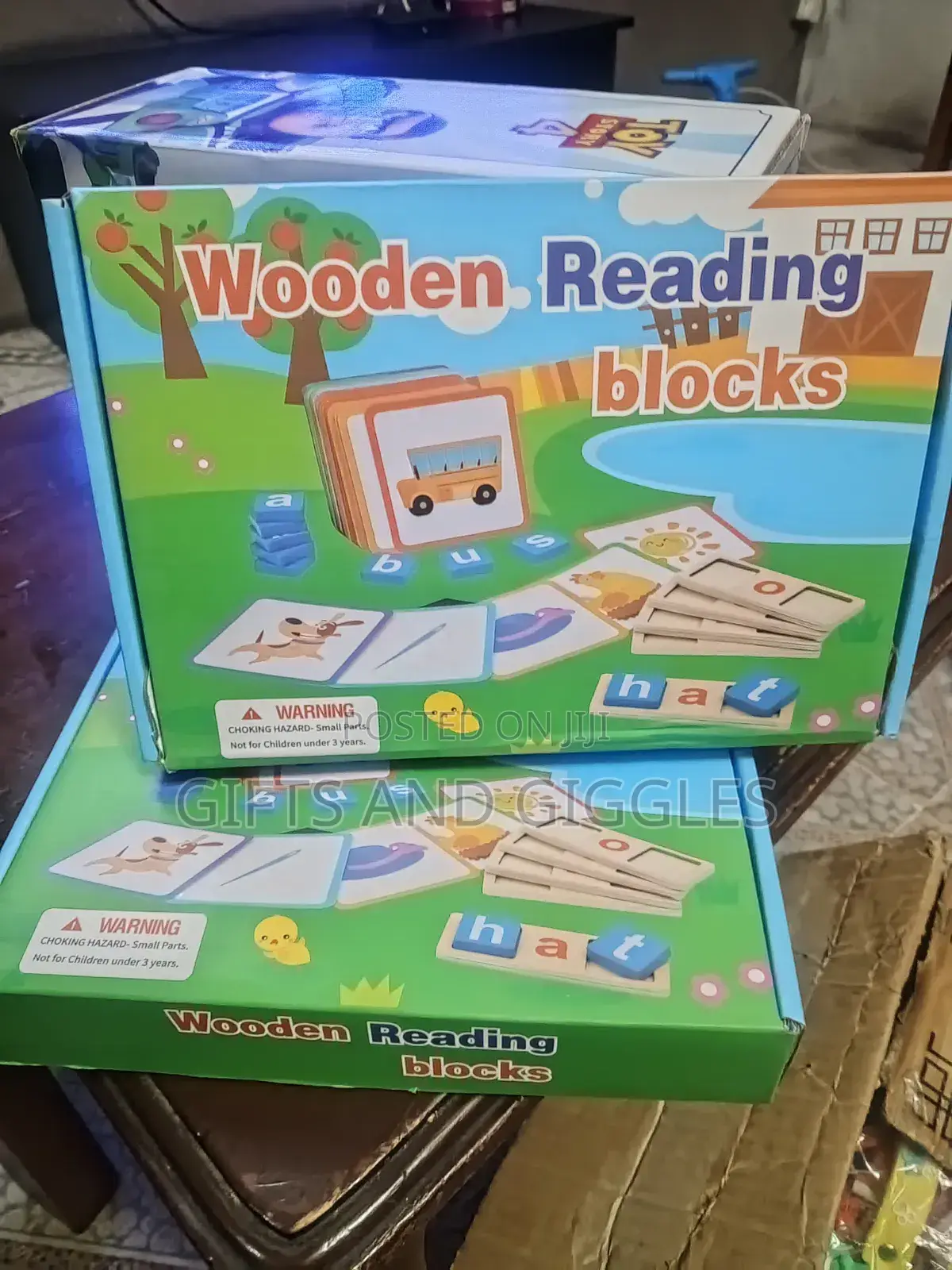 Wooden Reading Blocks