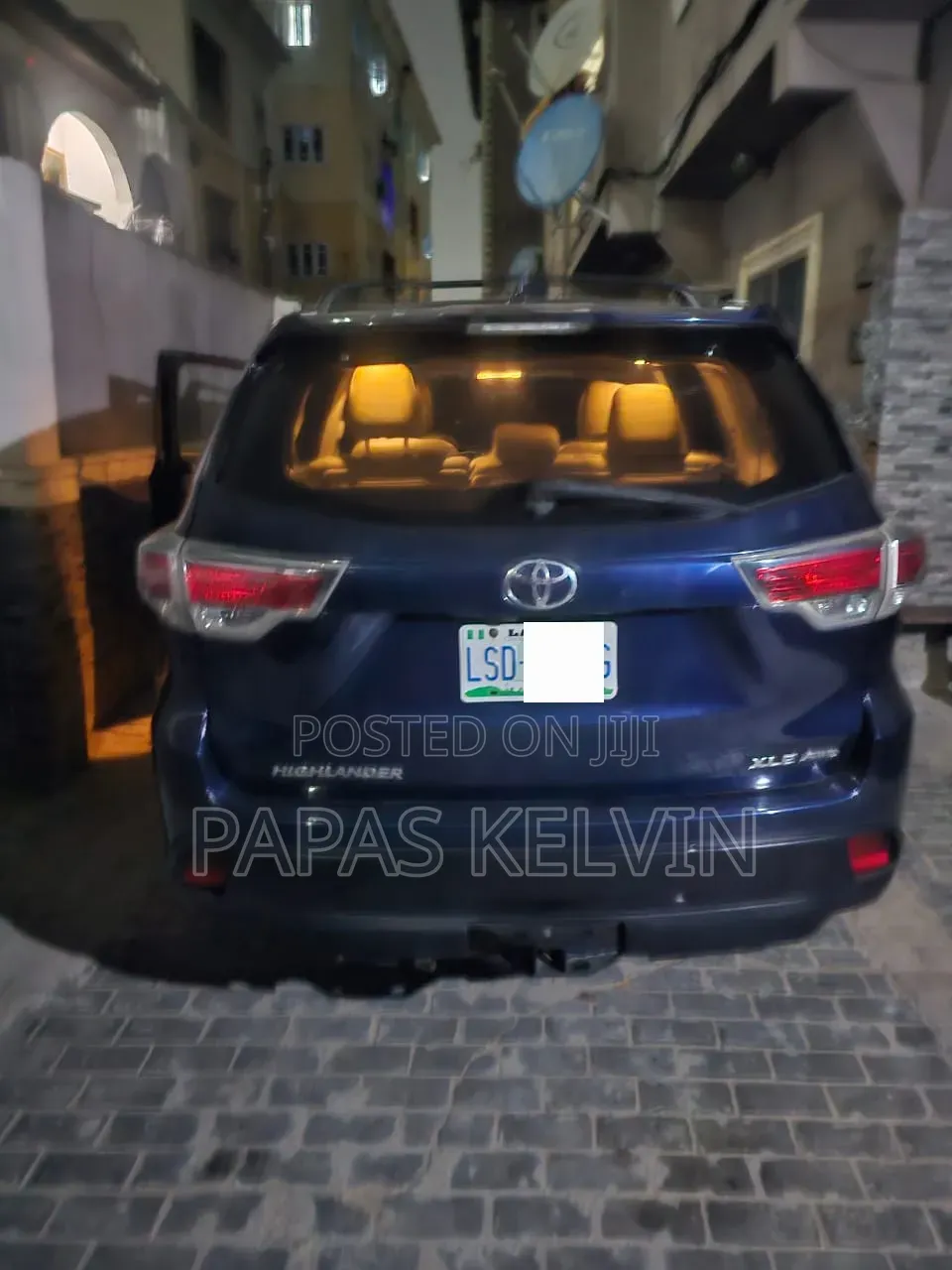 Toyota Highlander XLE 4dr SUV (3.5L 6cyl 6A) 2014 Blue