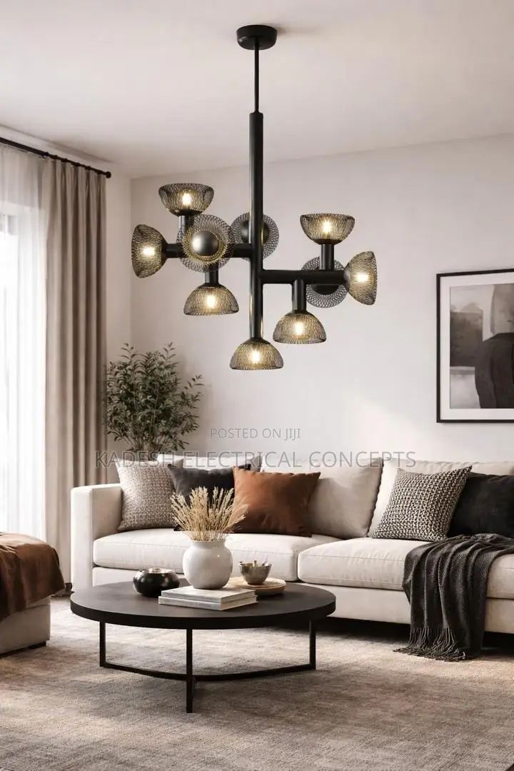 Modern Minimalist Pendant Light Creative Retro Iron Mesh Lighting