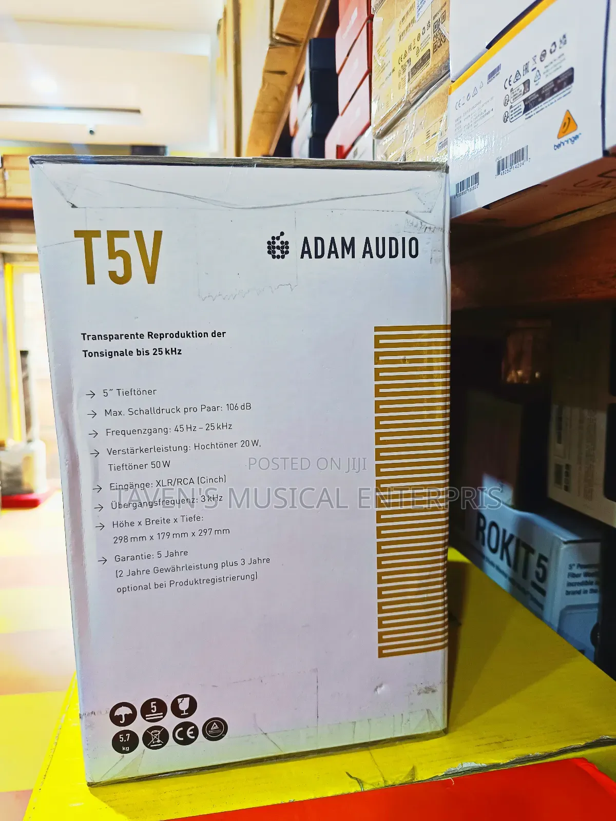 Adam Audio T5v Active Studio Monitor