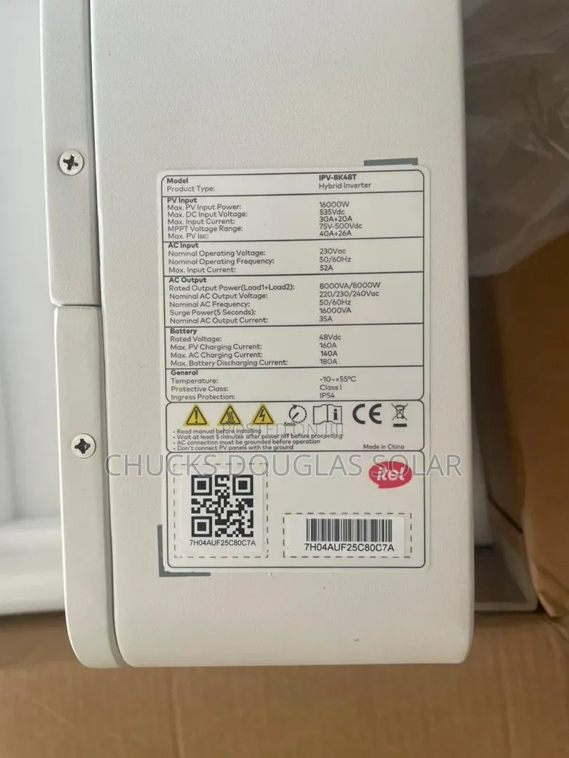Itel 8kva 48v Hybrid Inverter
