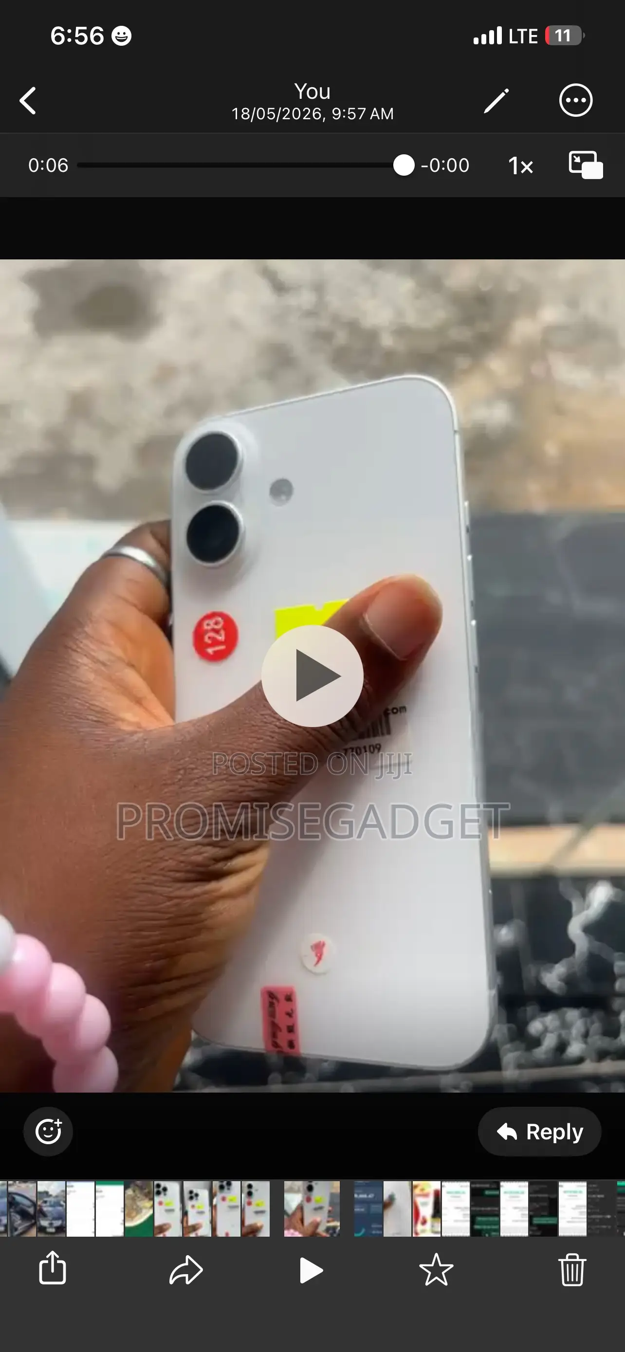 Apple iPhone 16 128 GB White