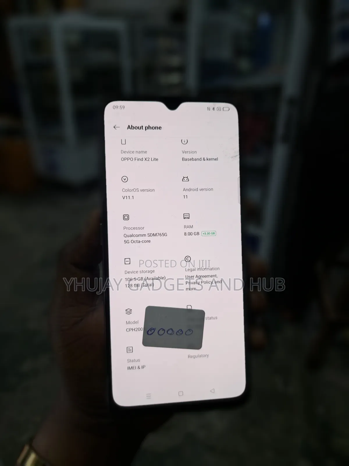 Oppo Find X2 Lite 128 GB Blue