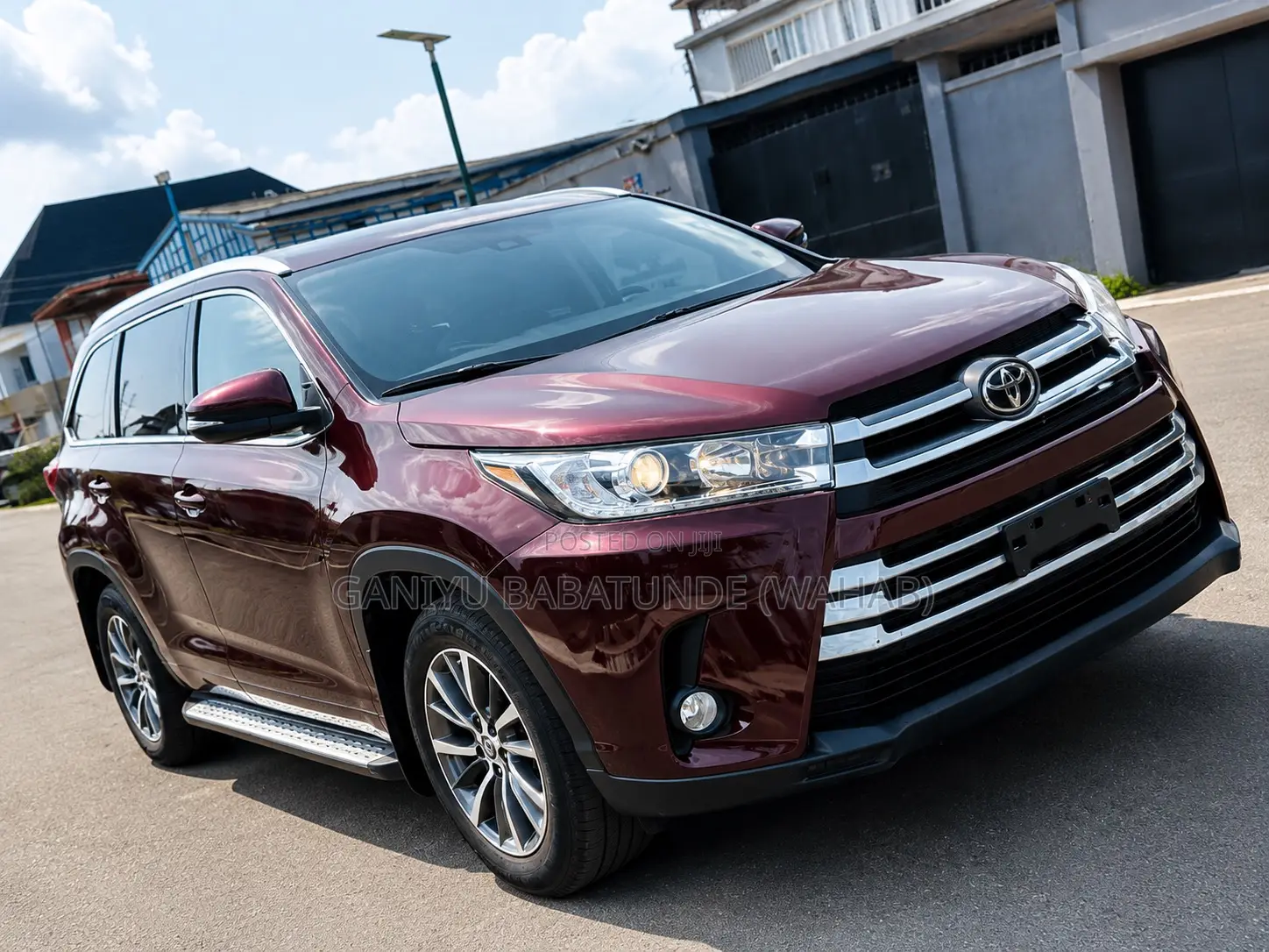 Toyota Highlander XLE 2019 Burgundy