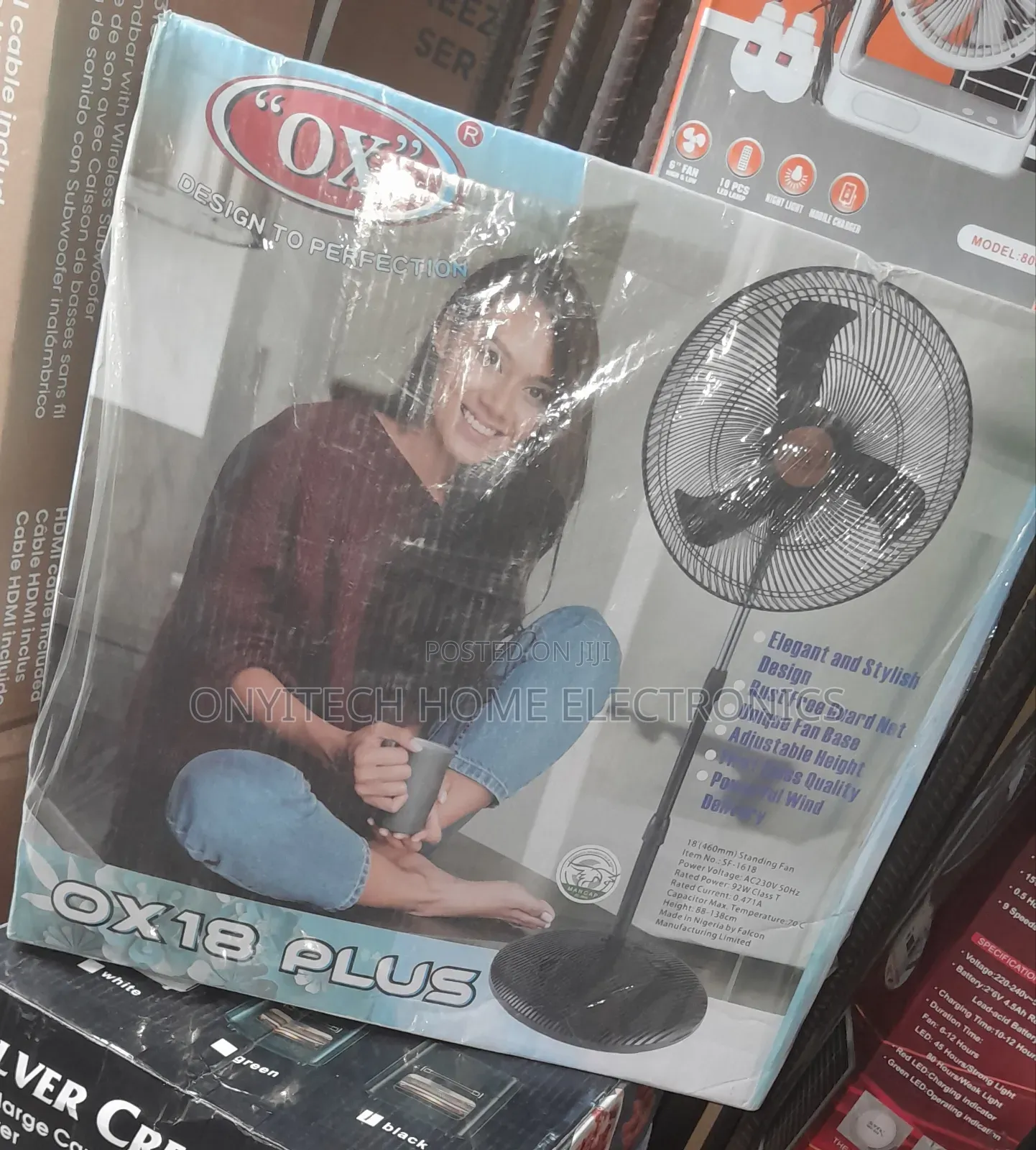 Ox Plus Standing Fan [18inches]