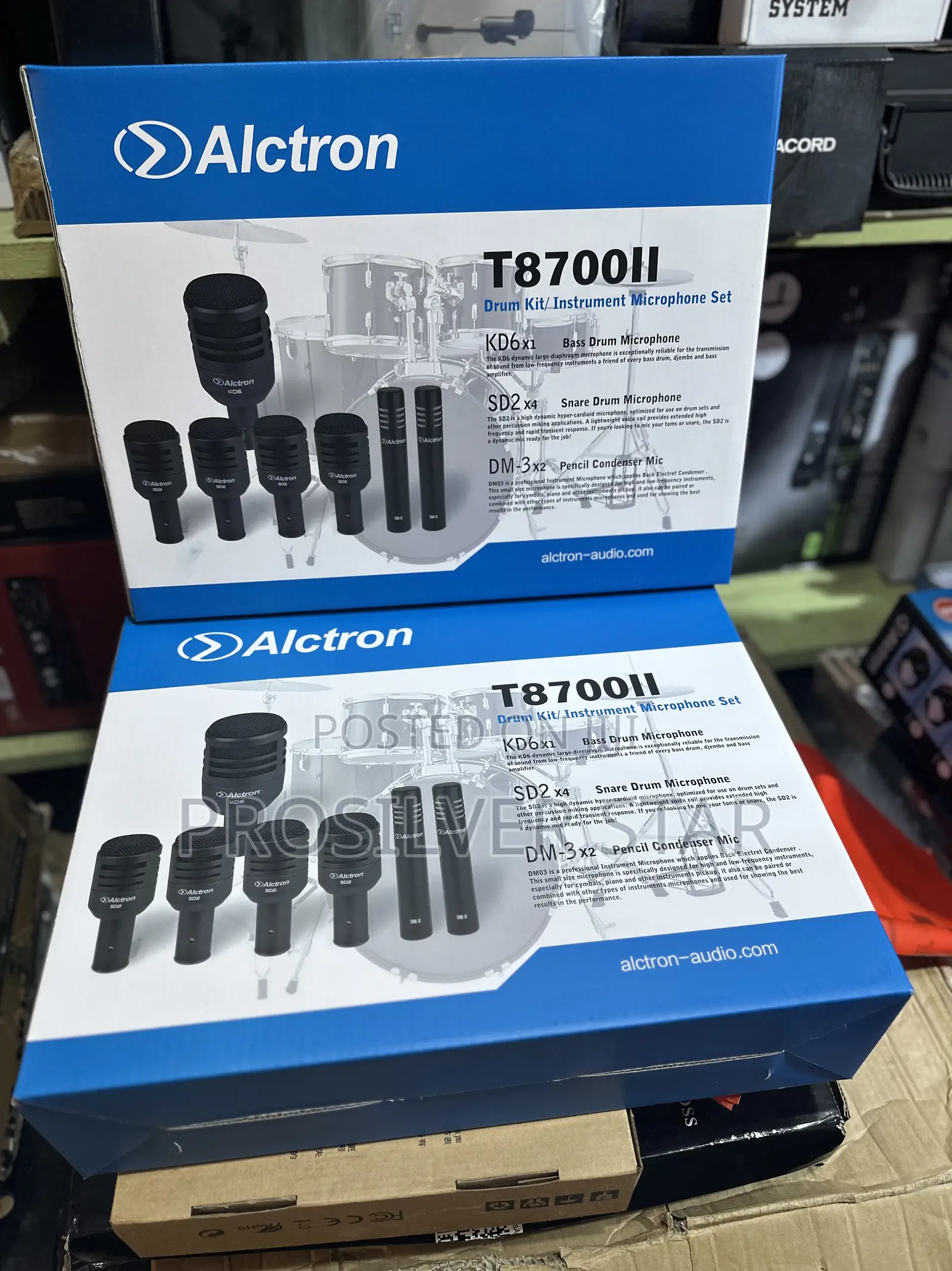 Alctron 7pcs Drum Microphones