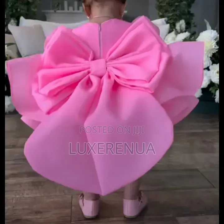 Ball Pink Color Dress 1years And 6years .