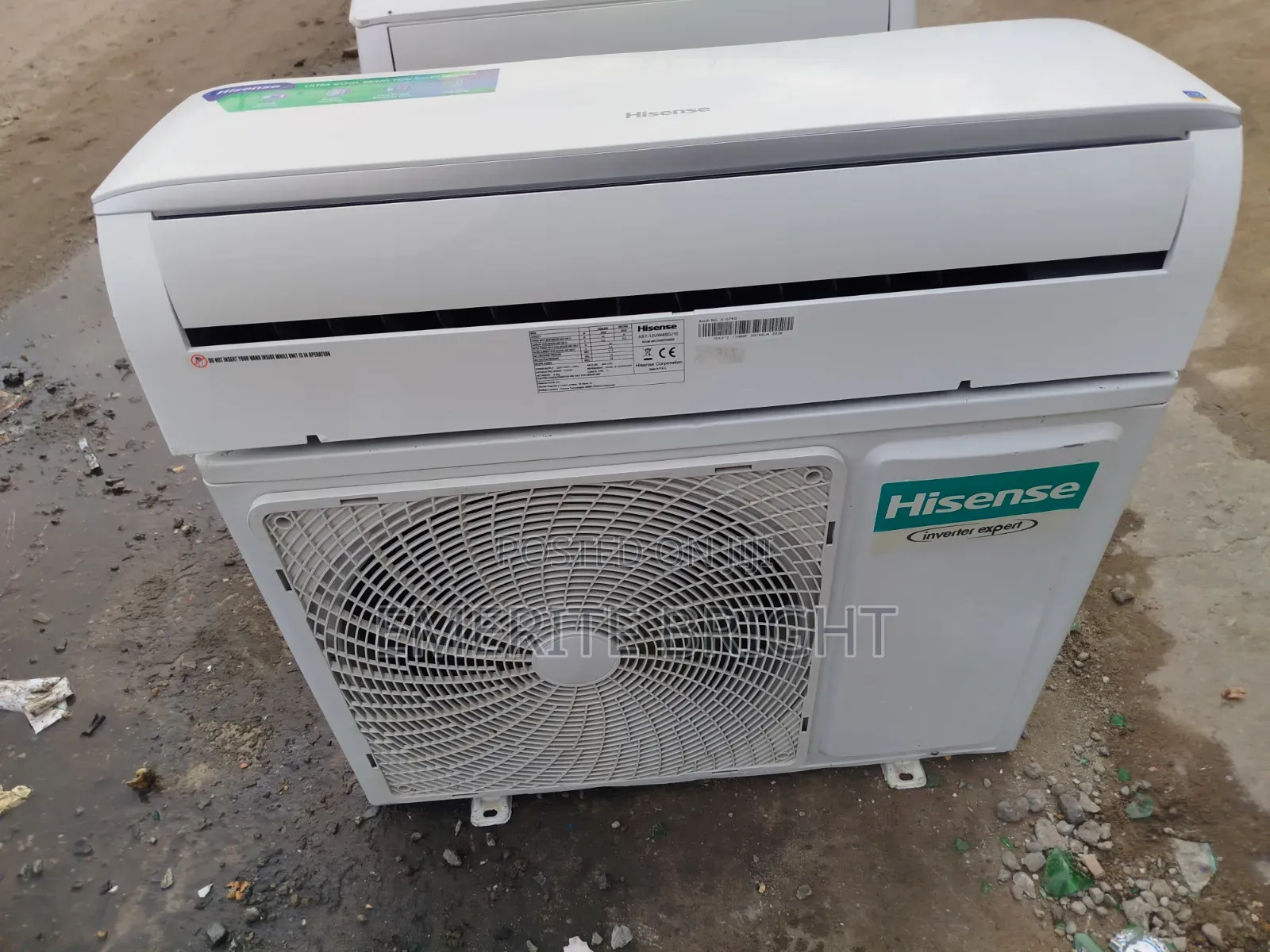 Hisense Inverter Ac 2hp R32gas Wit Full Gas Tested Ok