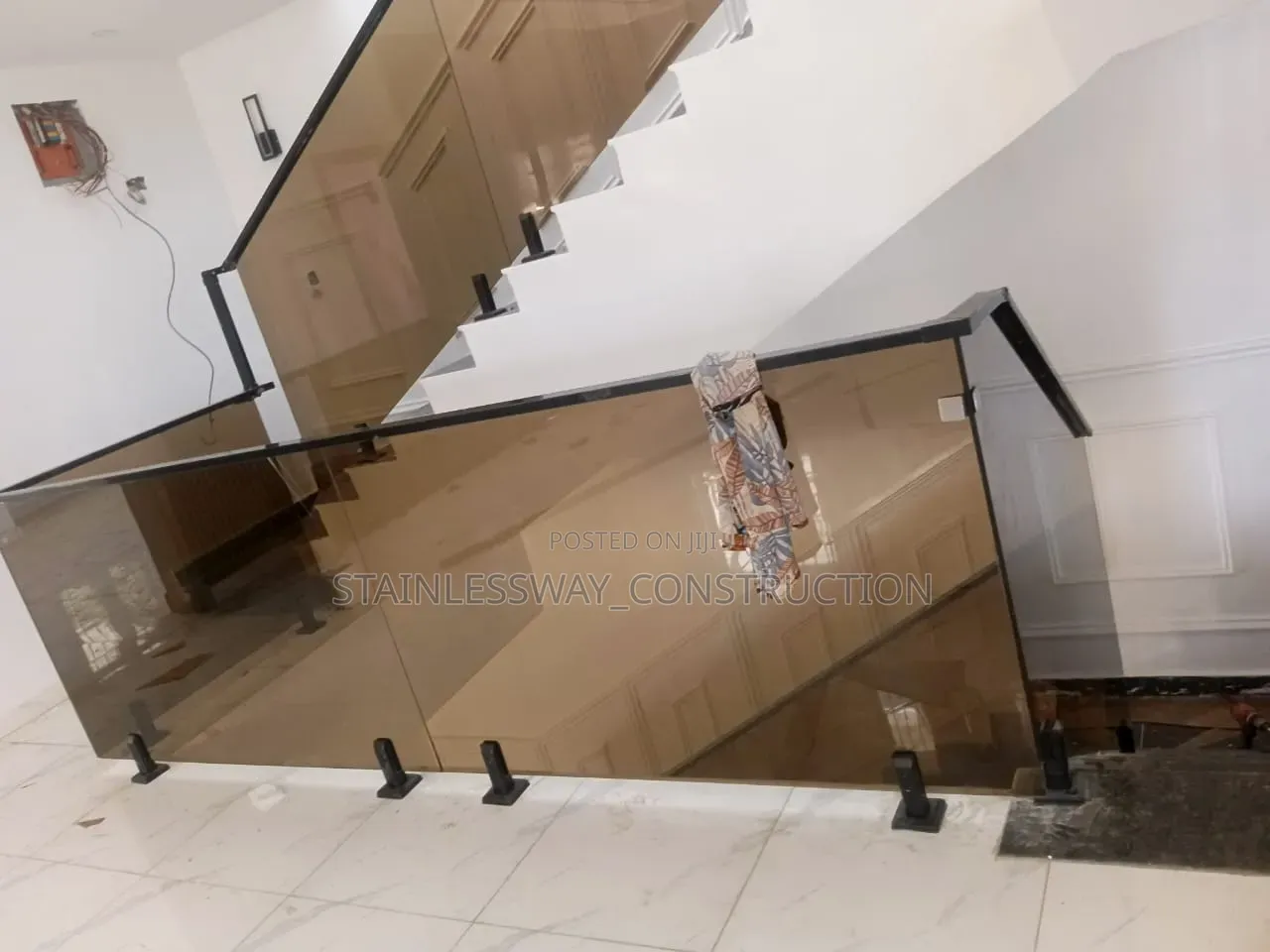 Tinted Glass Staircase/Balcony
