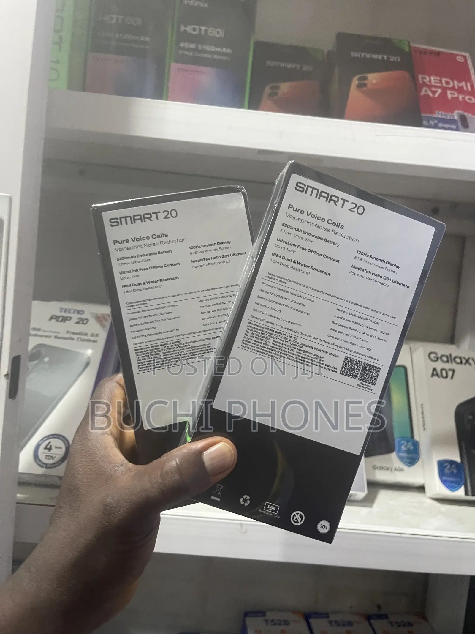New Infinix Smart 20 64 GB Black