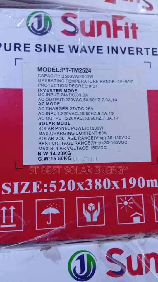 2.5kva/24v Sunfit Inverter Hybrid