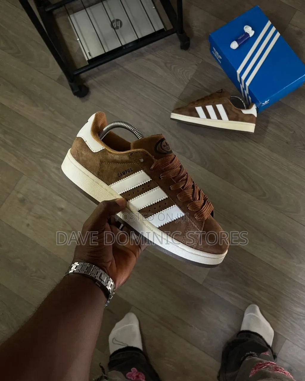 Adidas Campus 001 Originals “Brown” Luxury Sneakers