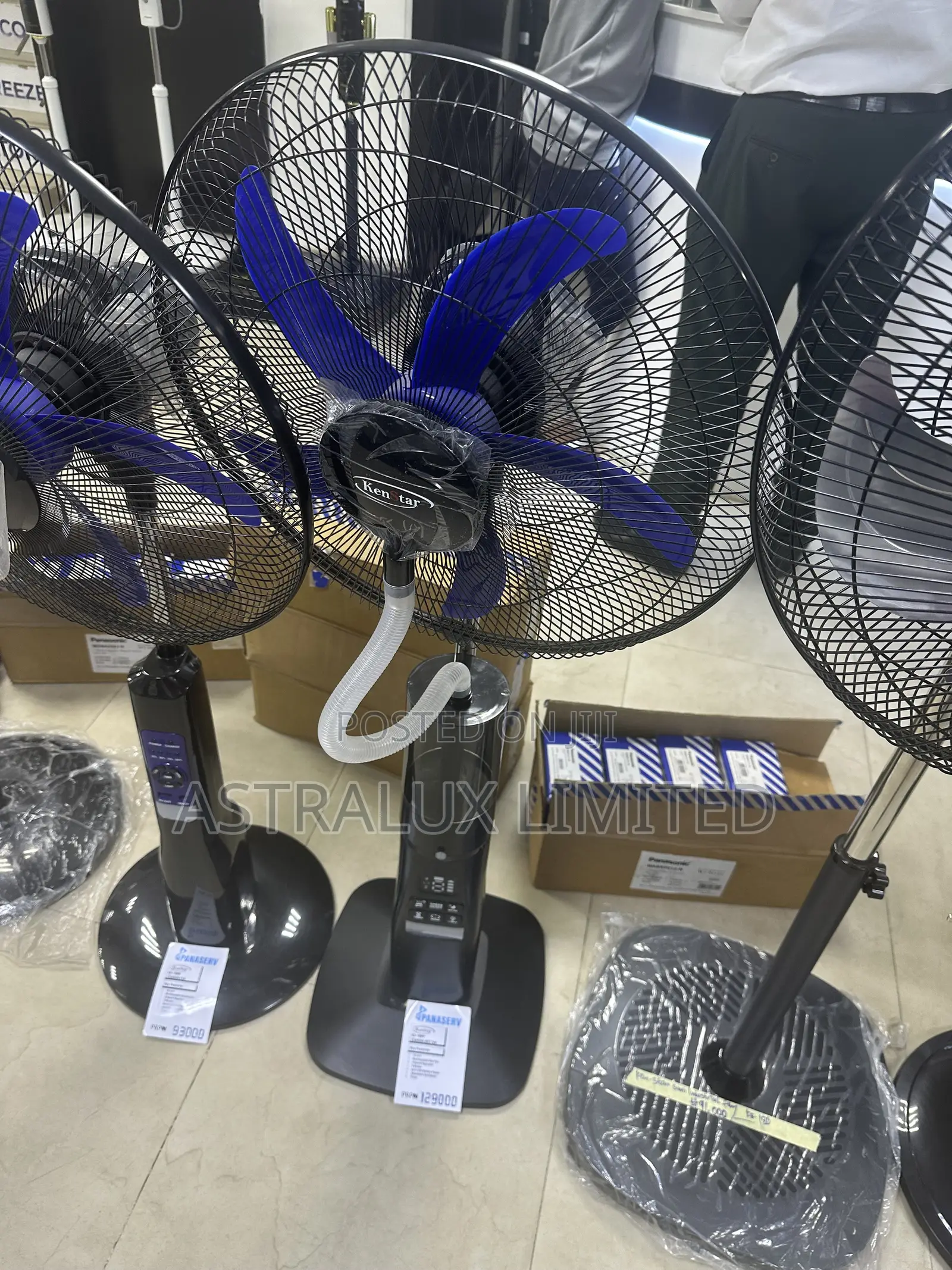 Kenstar 18 Inch, Rechargeable Mist Fan, 3 Speed Regulator