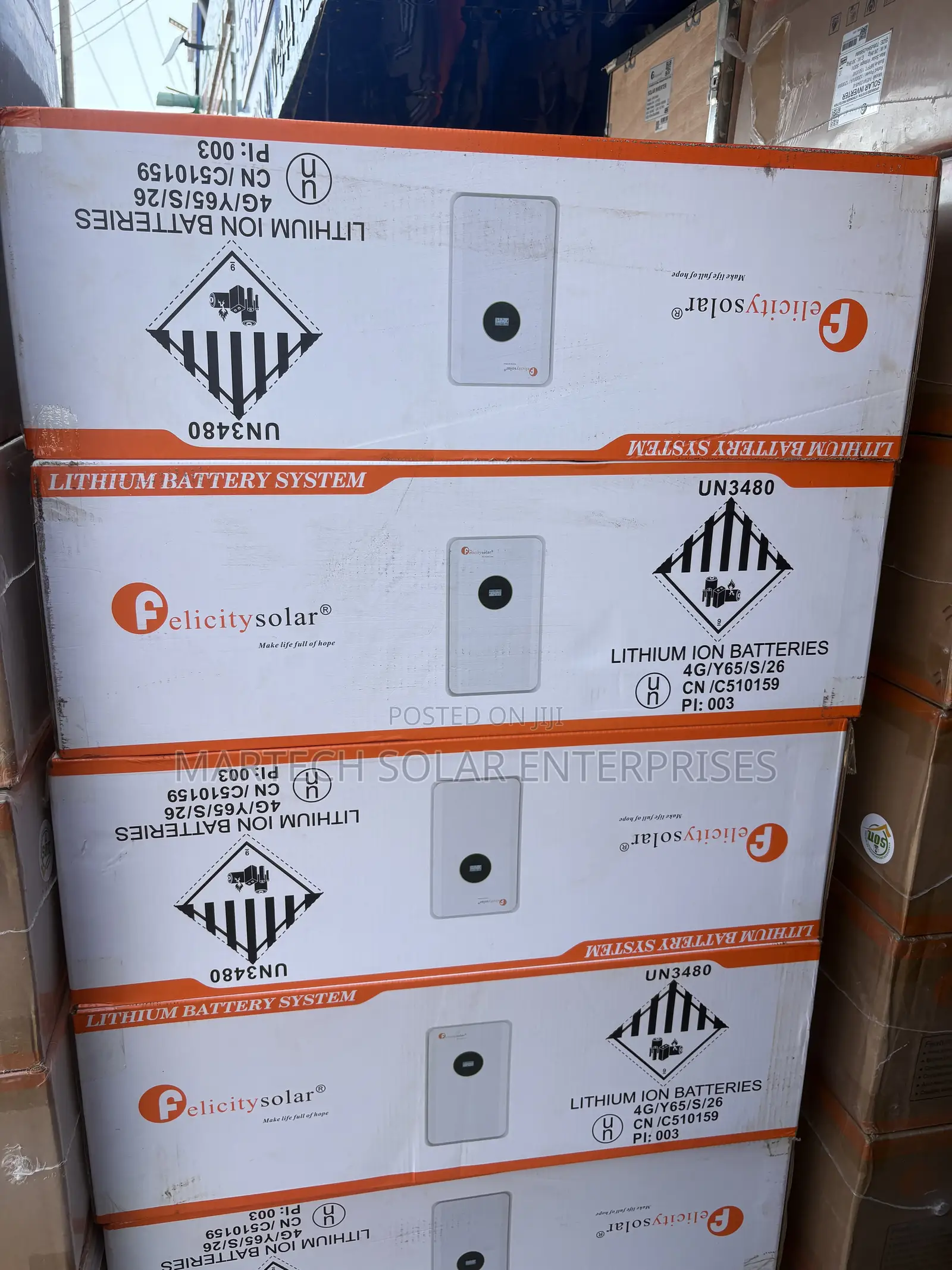 5kwh/48v Felicity Solar Lithium Battery With Guarantee