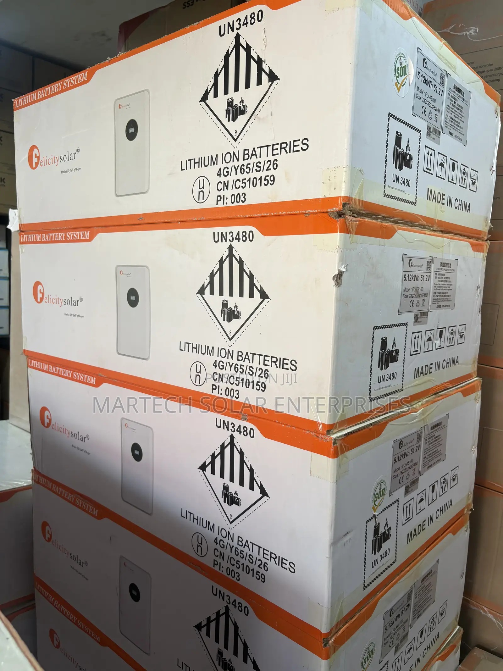 5kwh/48v Felicity Solar Lithium Battery With Guarantee