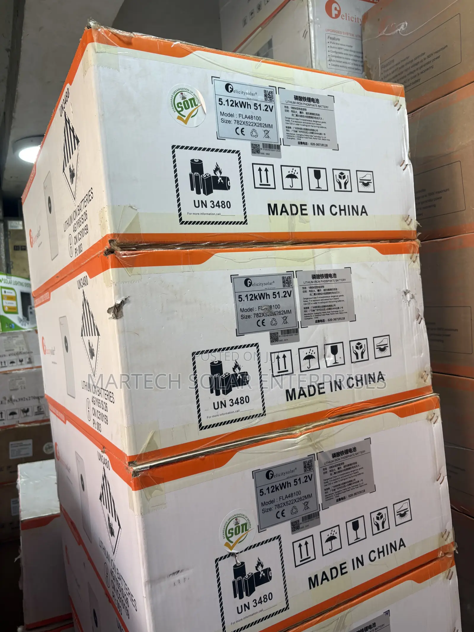 5kwh/48v Felicity Solar Lithium Battery With Guarantee