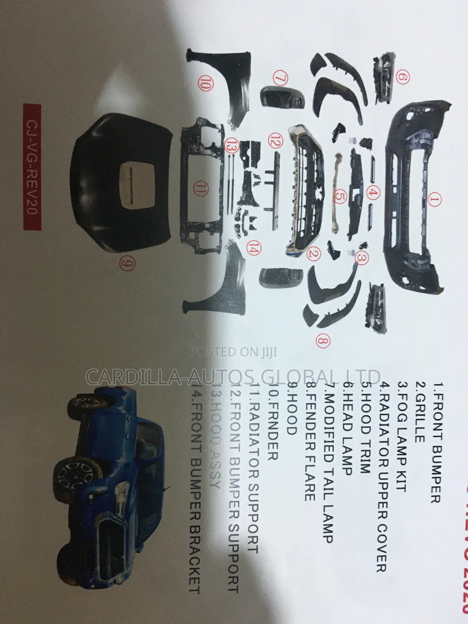 Upgrade Kit Hilux Revo 2022