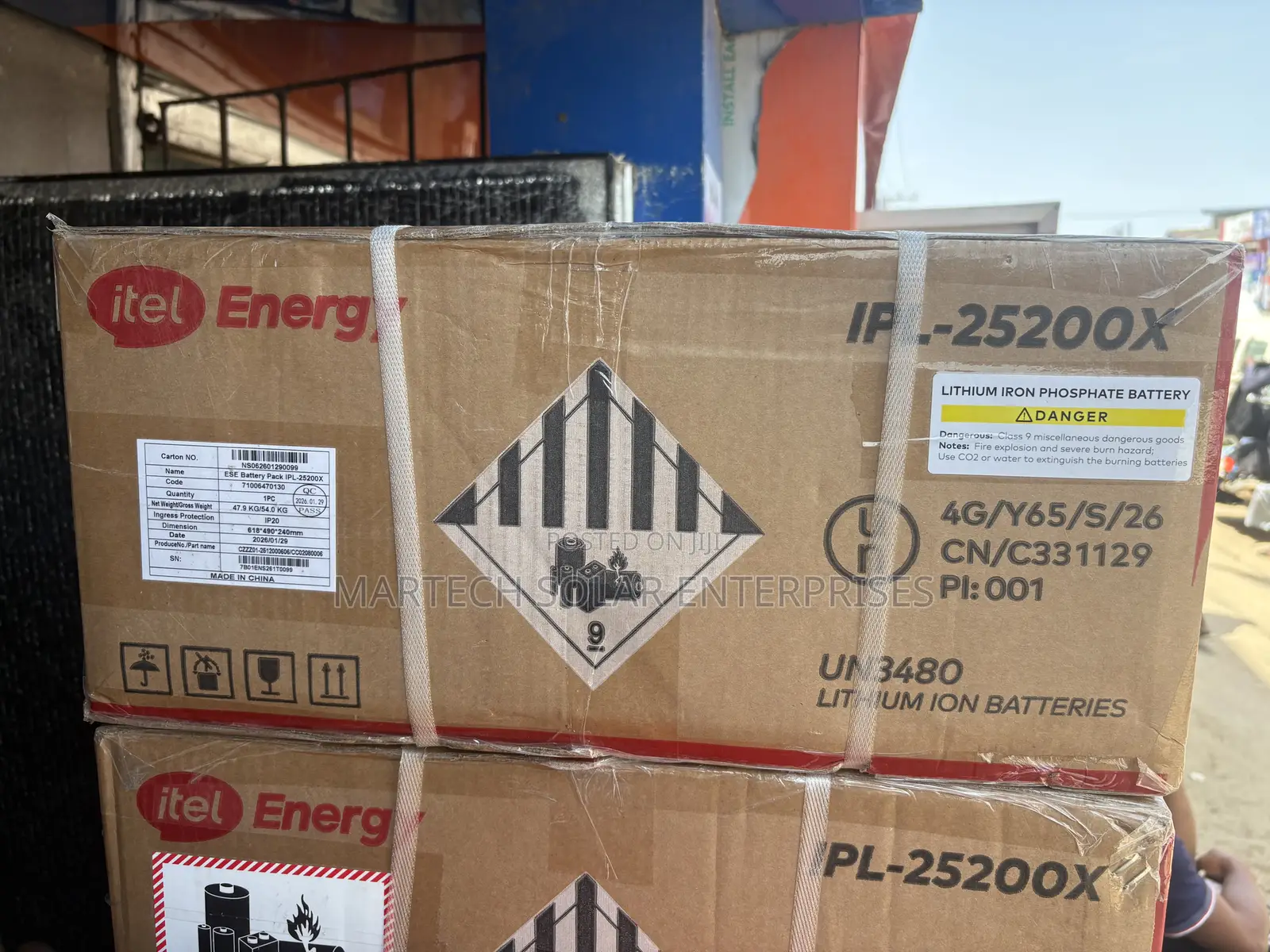 5kwh/24v 200ah Itel Lithium Battery