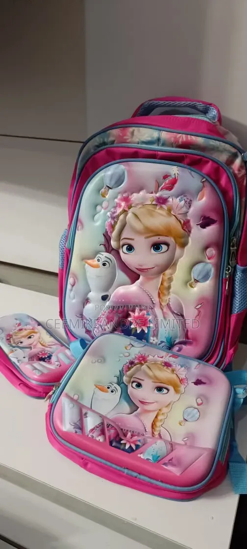 3d Character School Bag