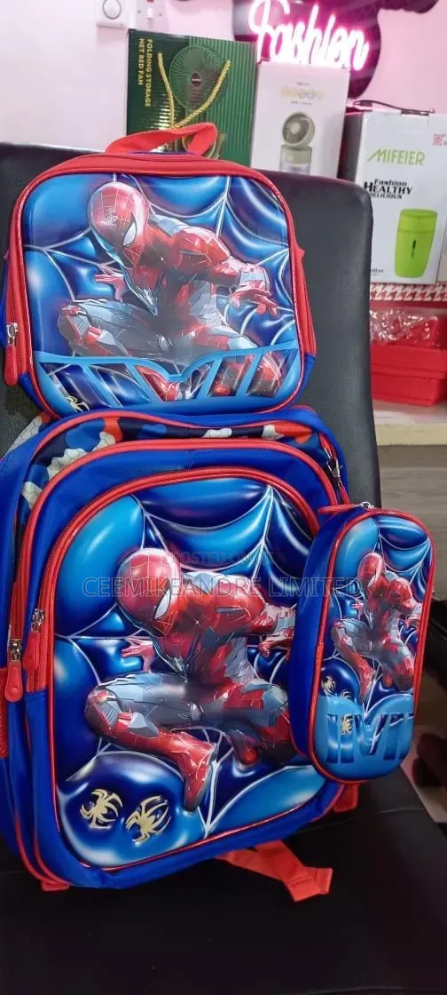 3d Character School Bag