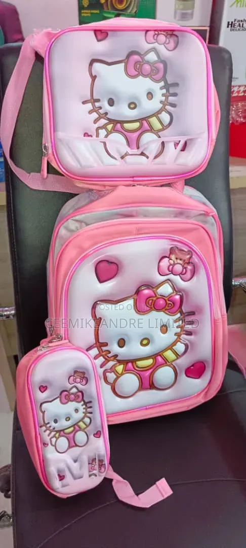 3d Character School Bag