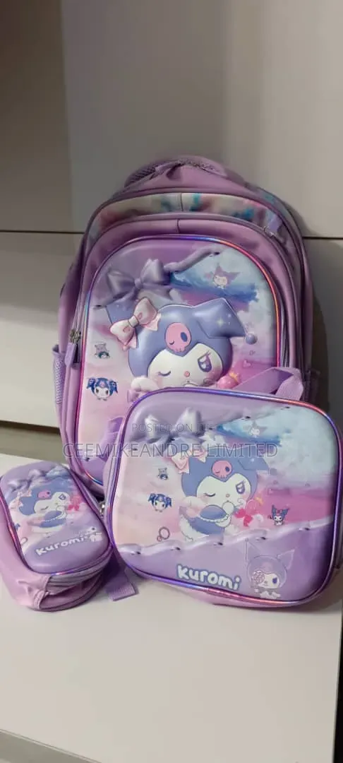 3d Character School Bag