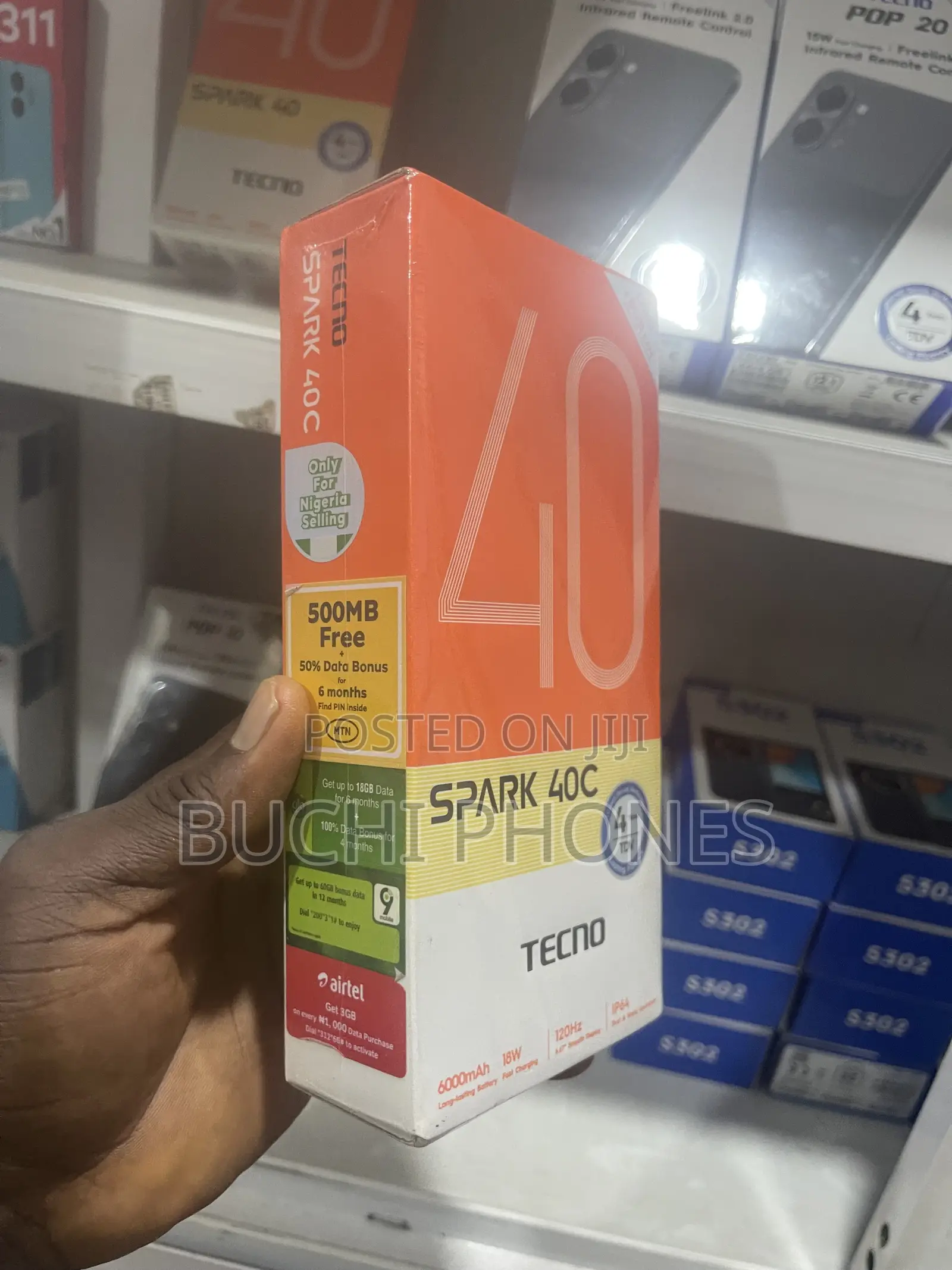 New Tecno Spark 40 128 GB White