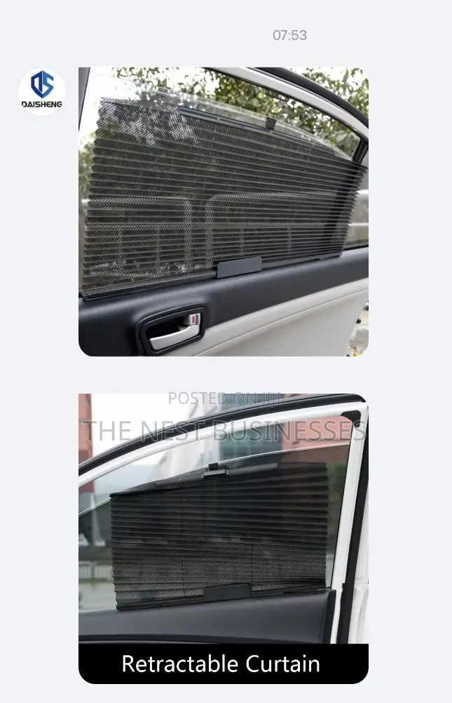 Retractable Car Window Sun Shade