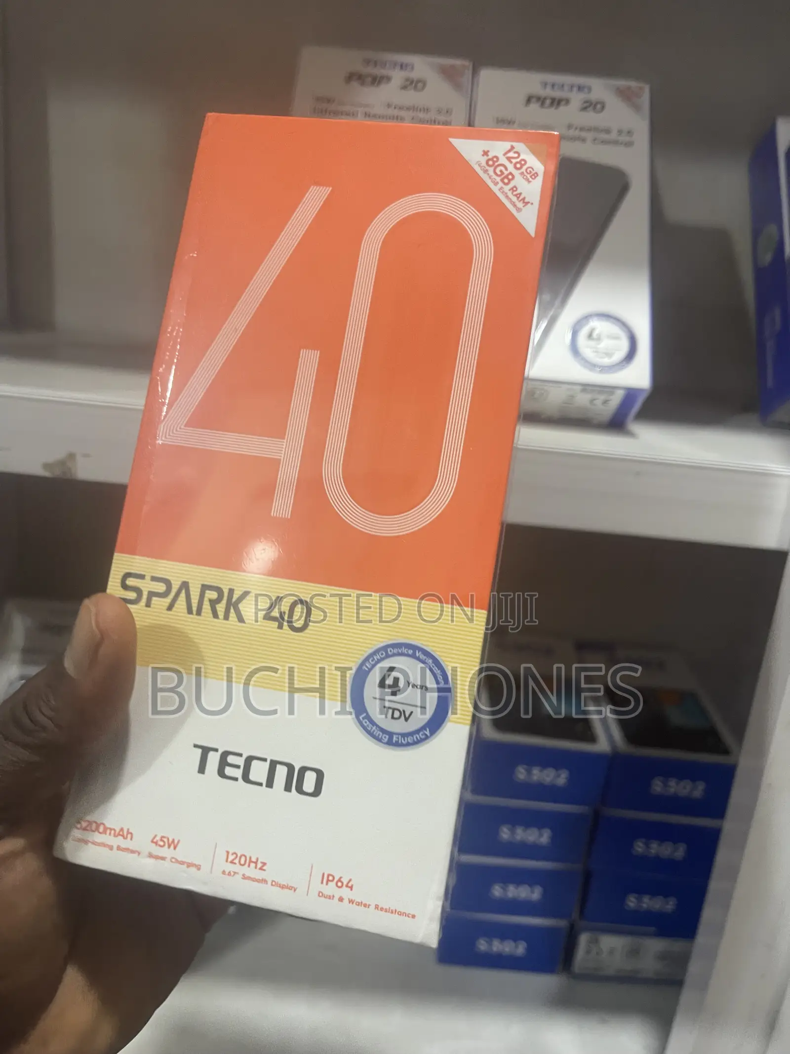 New Tecno Spark 40 128 GB Black