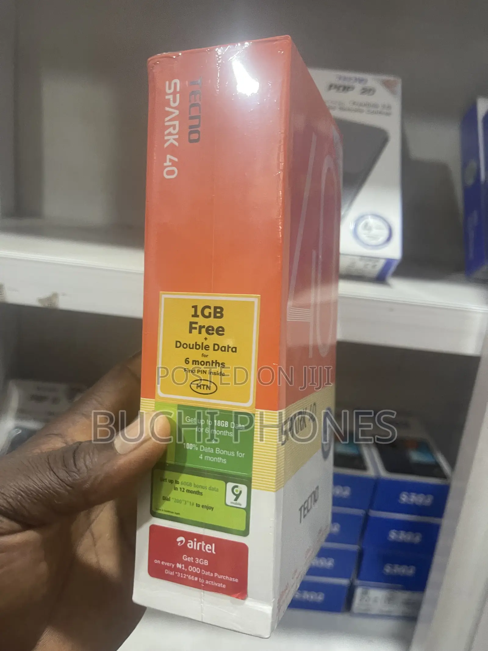 New Tecno Spark 40 128 GB Black