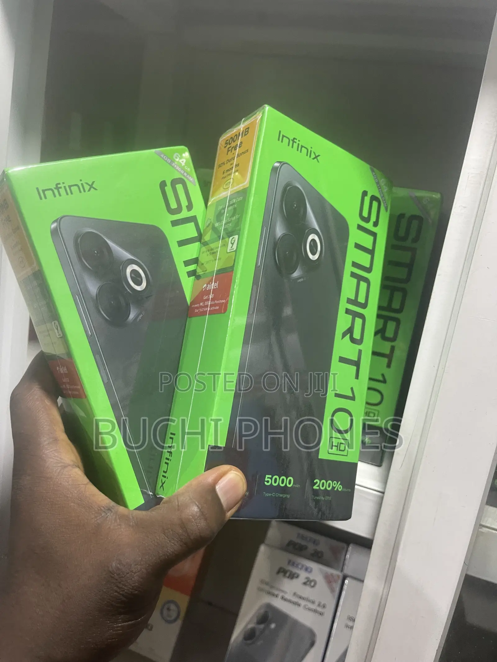 New Infinix Smart 10 HD 64 GB Black
