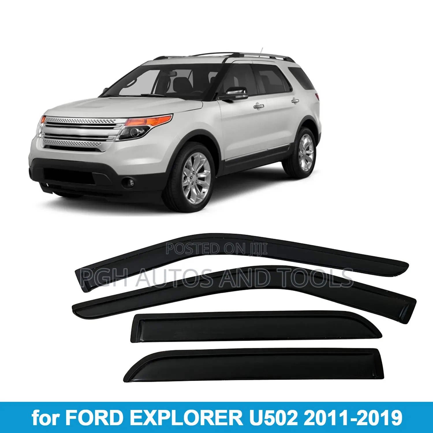 Ford Explorer Rain Shield Side Window Deflector (Window Visor)