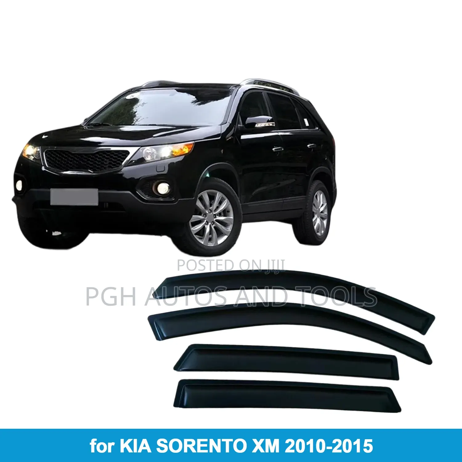 Kia Rain Shield /Shade Side Window Deflector (Window Visor)