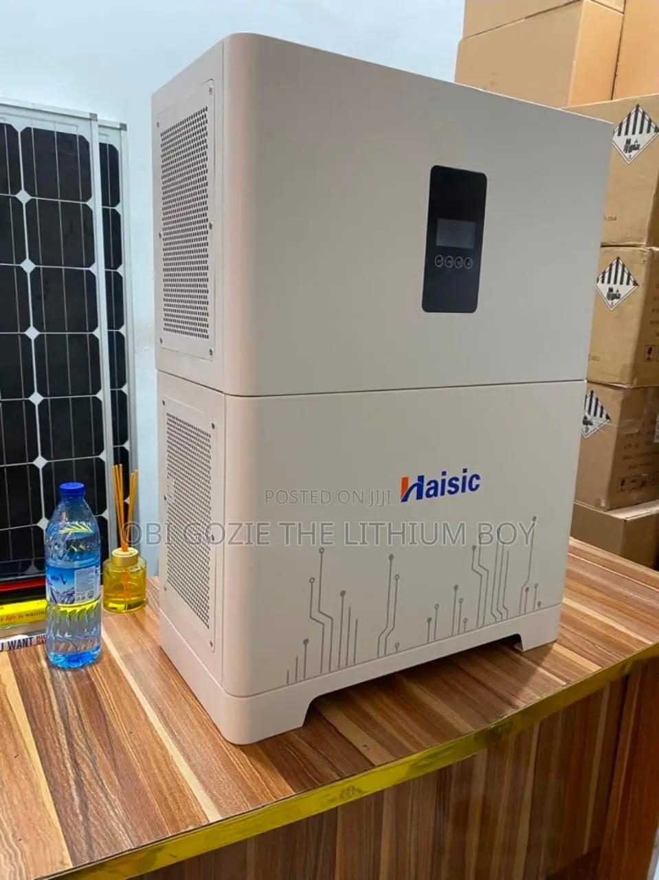 Haisic 8kwh Lithium Battery With + 4.2kva 24v Hybrid Solar Inverter