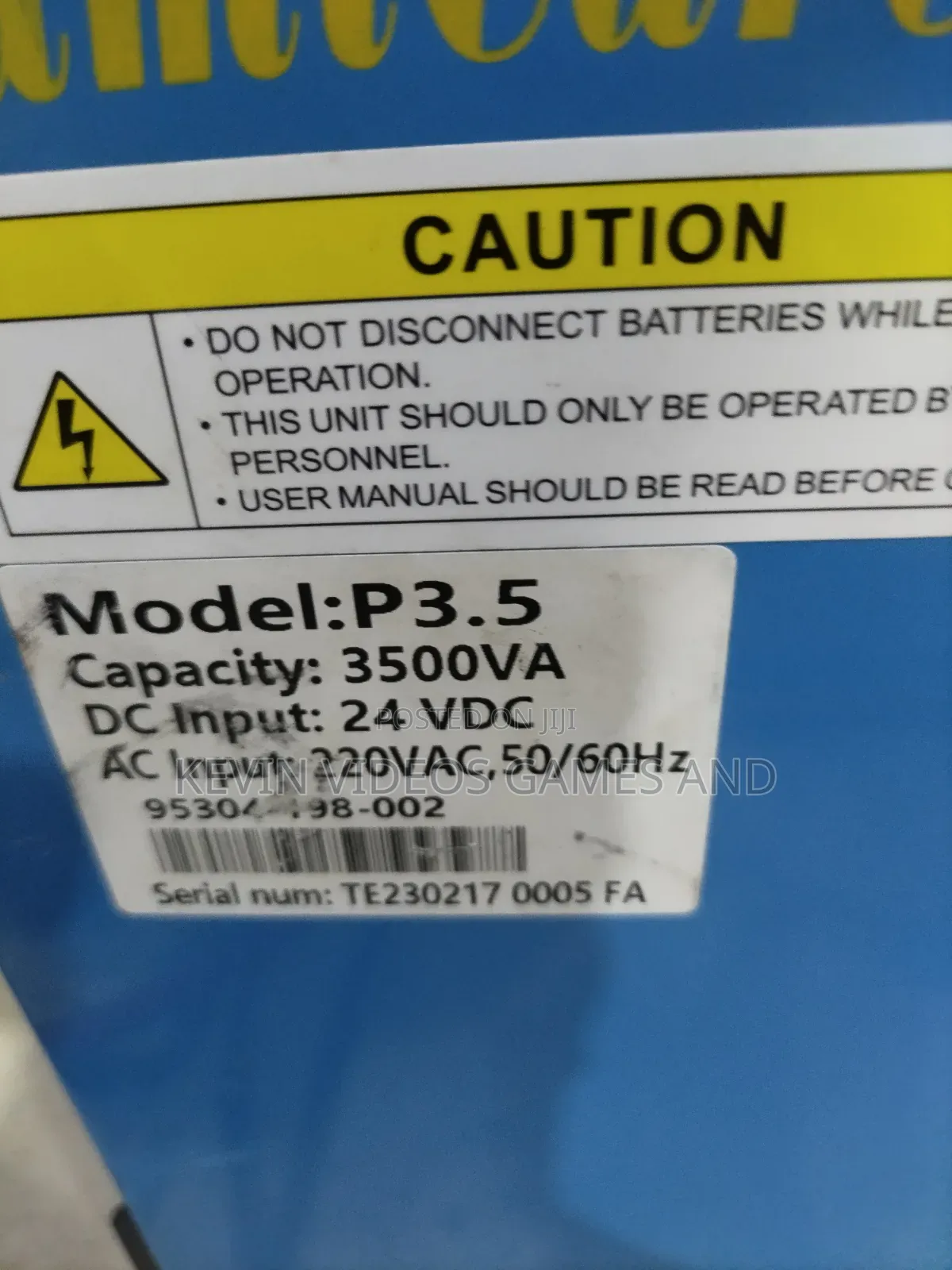 3.5kva/24v Transformer Based Inverter