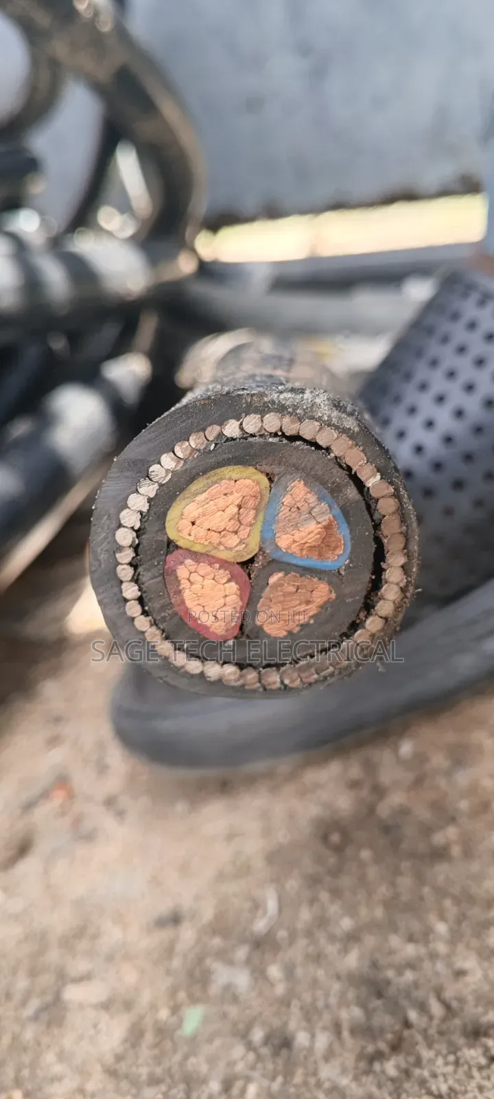 35mm 4core PVC /Swa/PVC Armored Cable